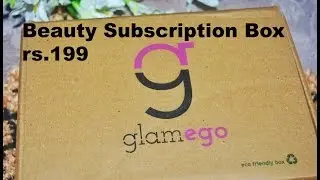 GLAMEGO box unboxing||India's Most Affordable Subscription Box For Rs.199