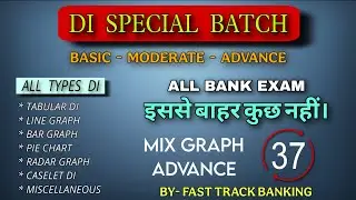 Data Interpretation Special Batch | DAY- 37 | Exam-Oriented Content | Basic - Moderate - Advance |