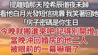 【完結】封鎖三年的老宅突然亮了燈，「去查！ 是誰住進去了！」他連夜飛12小時趕回國，正巧碰到我出門，「你回來了？ 正好參加我婚禮」看著男人和他一樣的臉 他瘋了#豪门 #婚姻