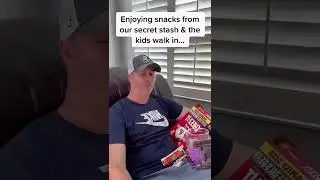 We all have our secret stash of snacks! #snacksonsnacksonsnacks #secretstashpocket #stonewallshawn