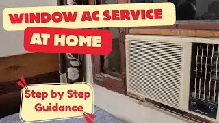 O General Window AC Service At Home|Step-by-Step Guidance|Window Ac Service At Home|Dimplekunalvlogs
