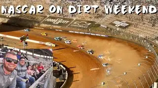 NASCAR on DIRT race weekend with the fam!!!