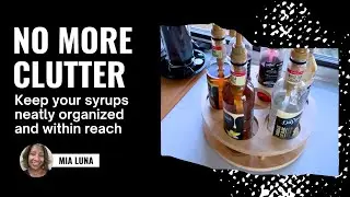 Upgrade Your Home Barista Setup: Coffee Syrup Carousel Organizer Review
