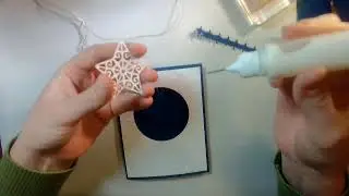 Star Spinner Window Card - Stampin Up Frosted Gingerbread