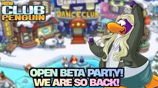NEW CLUB PENGUIN IS BACK! 🎉 HTML5 OPEN BETA PARTY! 💻✨ | New Club Penguin