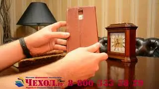 Фирменный чехол-книжка из качественной импортной кожи  для Doogee Y6 Max/