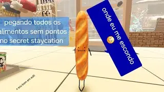 Pegando todos os alimentos sem obrigatoriamente precisar de pontos no secret staycation 