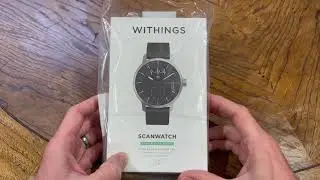 Unboxing the Withings ScanWatch!