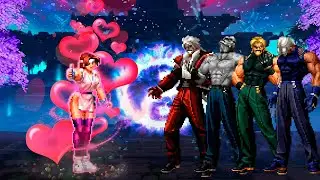 [KOF Mugen] Yuri Sakasaki SV vs Rugal Bernstein Team