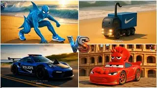 BRAINROT SPIDERMAN 🆚 BRAINROT MINI TRUCK 🆚 BRAINROT SUPER CAR - Tiles Hop EDM Rush!