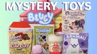 Unboxing Cat and Dog Mystery Toys Aphmau MeeMeows Bluey Pound Puppies Paw Patrol Plush and Figures