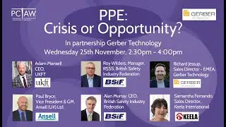 PPE: Crisis or Opportunity? Webinar Wednesday 25th November 2022