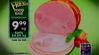 Coles Fresh Food Sale - TV Ad - Australia 1999