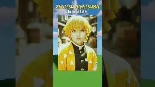 Zenitsu Agatsuma in Real Life Pixel Art! 🔥🤯 #shorts #minecraft
