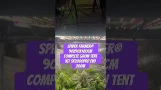Spider Farmer&reg; 90X90X180cm Complete Grow Tent Kit SF2000PRO EVO 200W  #crazybud #420 #growled