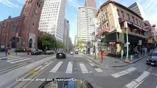 California Street San Francisco California Downtown recorrido