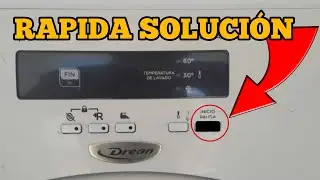 REPARAR BOTÓN Pulsador de ENCENDIDO (Hundido) - Lavadora Drean