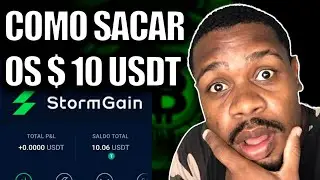 ( StormGAIN ) Descubra COMO Sacar os $ 10 USDT (GR&Aacute;TIS) da StormGAIN App de MINERA&Ccedil;&Atilde;O.