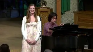 Mya singing Irish Blessing. Accompanied by Daniel.
