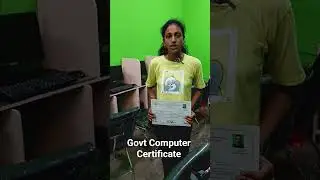 Govt University Computer Certificate #nielit #icatips #University #jagatsinghpur