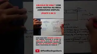 [Part 2 of 2] T-beam calculation with neutral axis on the flange