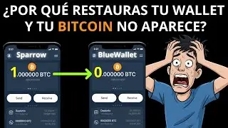 Did you restore your Bitcoin wallet and the balance didn't appear? | Here's the solution