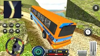 Bus Coach Driving Simulator Uphill Coach Driver 2021 | Offroad Bus Games &ndash; Android Gameplay