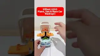 BUILD Silliest Lego Plane, Van, and Race Car Mashup!! #shorts #lego #plane