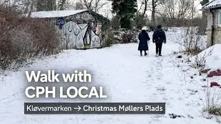 Snowy Walk in Copenhagen 2026 ❄️ | Kl&oslash;vermarken to Christmasm M&oslash;llers Plads | POV Walking Tour