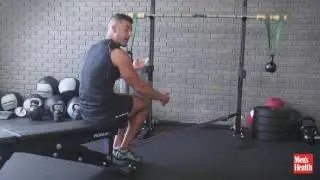 Seated Band Leg Curl