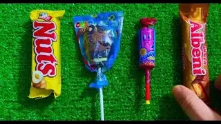 Satisfying video Asmr lollipops candy unboxing video Asmr opening video and chocolate gummy candy