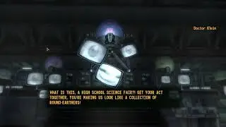 My favorite bit of dialogue in Old World Blues