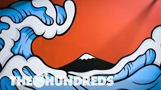 Behind Artist Aaron Kai's Hokusai Wave-Inspired Mural