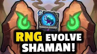 If Your RNG Is Bad, Don't Play This Deck! | Evolve Shaman | Hearthstone