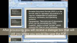 How to use CutePDF