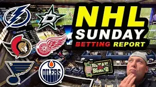 NHL Sunday Best Bets | Lightning & Stars Headline 3-Game Slate
