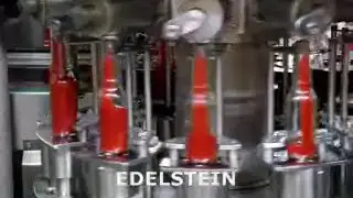 EDELSTE&Igrave;N: Rotary Type Piston Filler │ Ketchup filling machine #fillingmachine