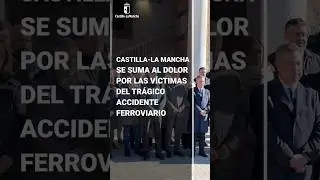 Minuto de silencio por el tr&aacute;gico accidente ferroviario en Adamuz