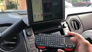 Использование мини-клавиатуры Bluetooth и сенсорной панели с iPad mini 5 в моей Toyota Tundra 2015 года выпуска