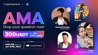 AMA with Sightsea, Giu Comia, and Kuya Da | Crypto Addict