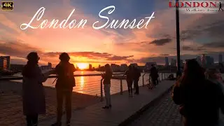 London Walking Tour | London Sunset Walk - May 2021 | London Reopen 2021 | 4K Ultra HD