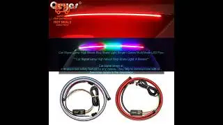 1005005084100117 Car Signal Lamp High Mount Stop Brake Light Single   Colors Multi Mode