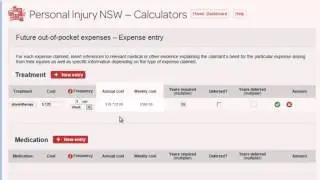 LexisNexis Practical Guidance Personal Injury NSW Calculator demo video