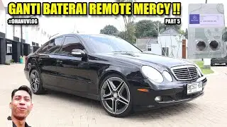 MERCY E200 W211 MODIFICATION PART 5: REPLACING MERCY REMOTE BATTERY #DHANUVLOG