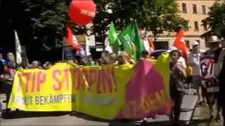 Impressionen der Gro&szlig;demos in M&uuml;nchen 2015