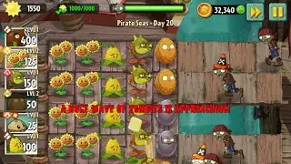Plants vs Zombies 2 | Pirate Seas Day 20 Gameplay 🏴&zwj;☠️🌊 (Full Level)