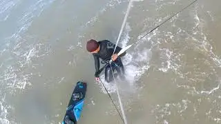 Kitesurf (una bella caduta) RvLaluzKiteboarding #13
