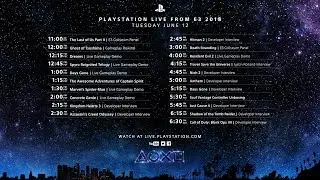 PlayStation Live From E3 Day 1