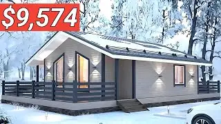 Inside Amazon Tiny House 2 Bedroom 19x20FT Foldable Mobile home ✅Prefab Tiny home kits under $10 000