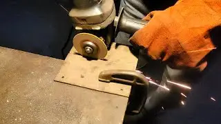 Homemade angel grinder stand for all types of metal